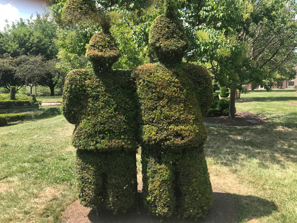 The topiary garden